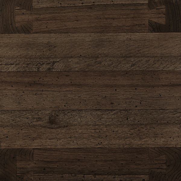 Abaso End Table - Ebony Rustic Wormwood Oak