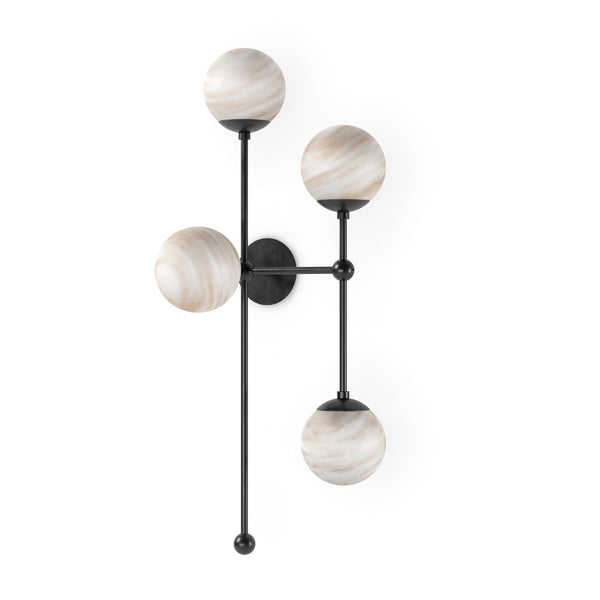 Armstrong 4 R Sconce - Black Gunmetal