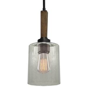 Legno Rustico AC10141BU Pendant in Brunito Bronze