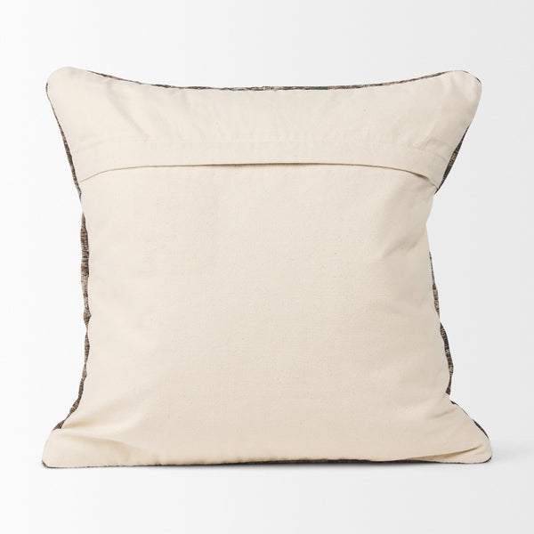 Khloe Taupe Square Pillow Cover