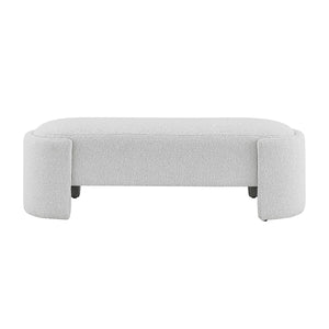 Felicia Fabric Bench, Boucle Beige