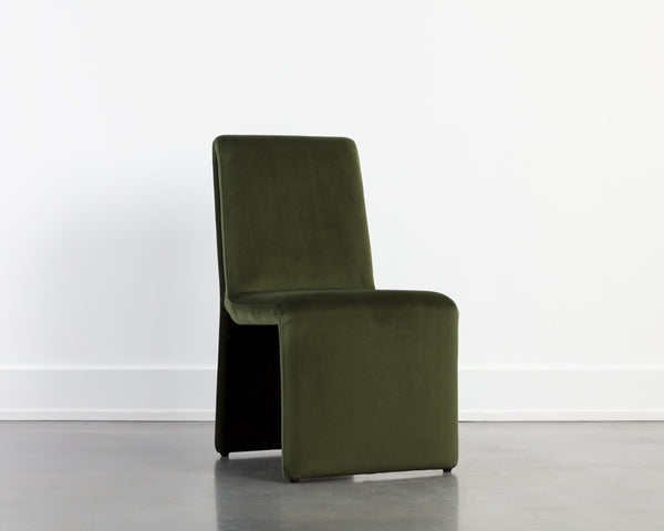 CASCATA DINING CHAIR - MOSS GREEN