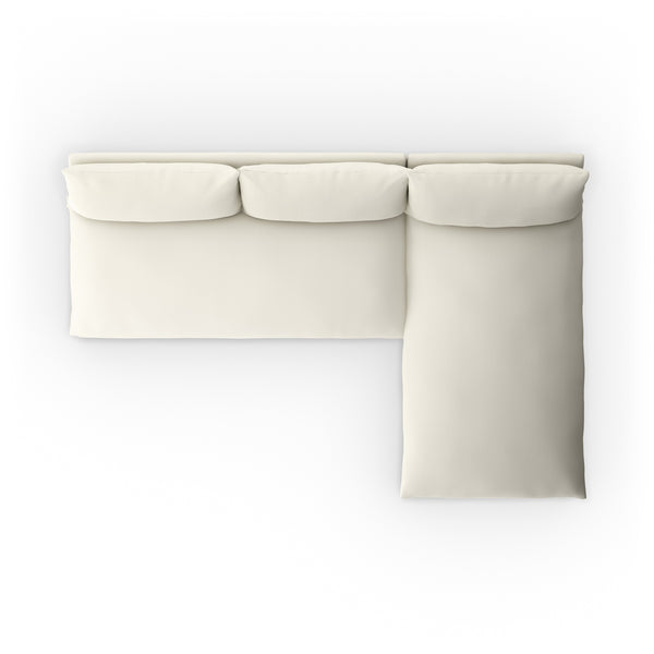 Grant Outdoor 2 Pc Sectional In Faye Cream