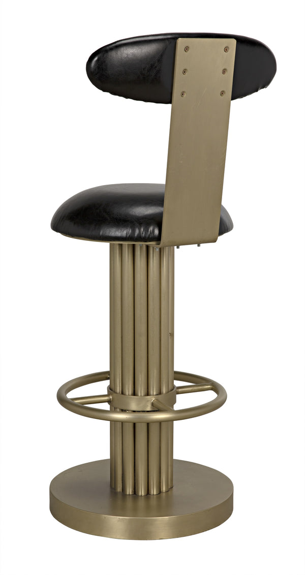 Sedes Counter Stool, Steel with Brass Finish
