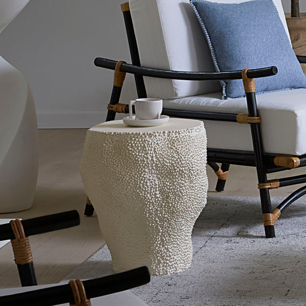 Uni Fiber Glass Indoor/Outdoor Side Table, Small