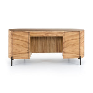 Lunas Executive Desk In Gold Guanacaste