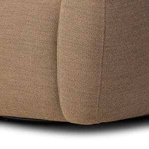 Channing Swivel Chair - Crypton Nomad Mushroom