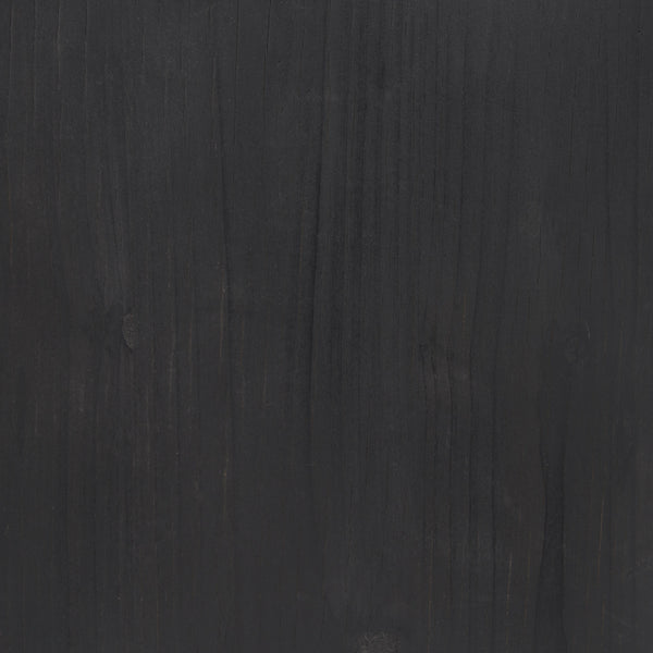 Wenopa Matte Black Wood w/ Natural Jute Accent Tables
