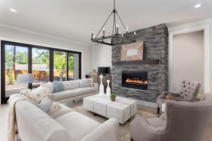 Barclay 8 Light Chandelier in Matte Black Finish