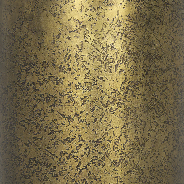 Rosh Textured Gold Metal w/ Acid Wash  Accent Table