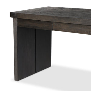 Warby Desk in Worn Black Veneer