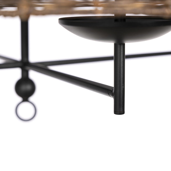 Harwick Chandelier - Jet Black