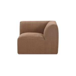 Moe's Isla Corner Chair in Mocha