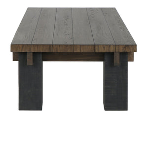 Duncan Solid Wood Rectangle Coffee Table with Reclaimed Pine