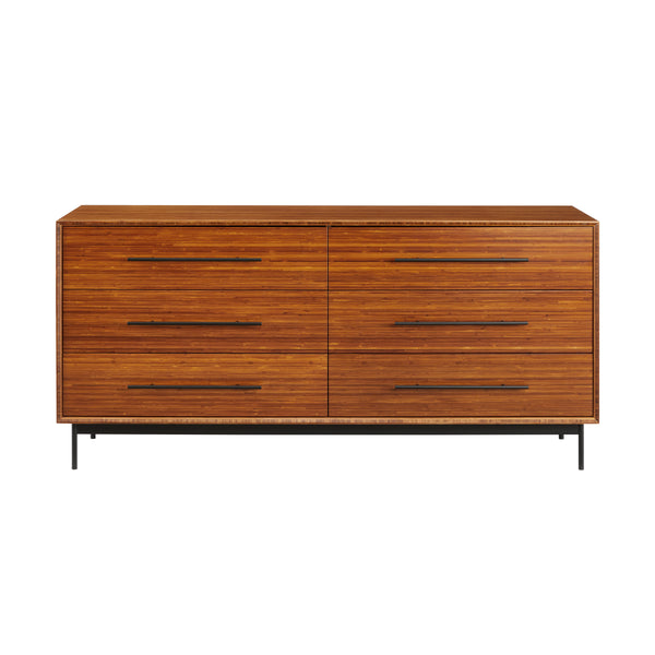 Taylor 6 Drawer Dresser, Amber