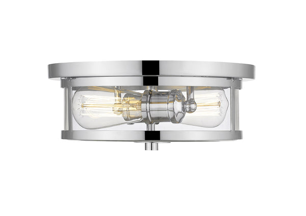 Savannah 2 Light Flush Mount in Chrome Finish