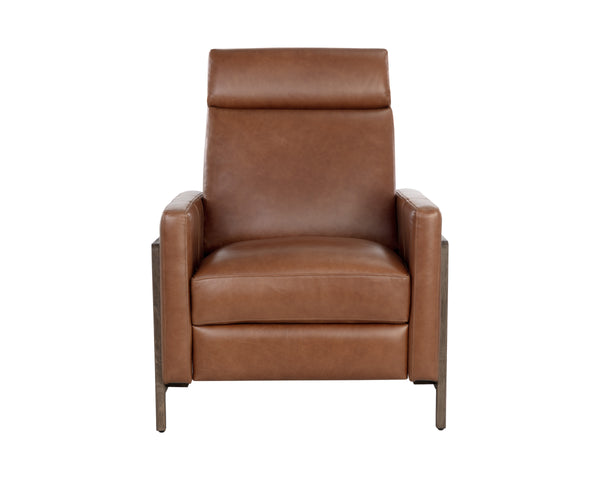 BRANDON RECLINER - SHALIMAR TOBACCO LEATHER