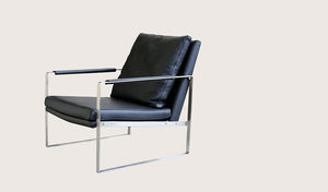 Geovani chair Black Genuine Leather