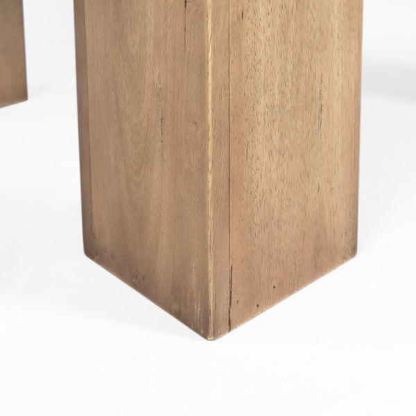 Mesa Round Coffee Table-Light Brushed