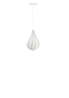 Alva Mini Hardwired Pendant with White Cord
