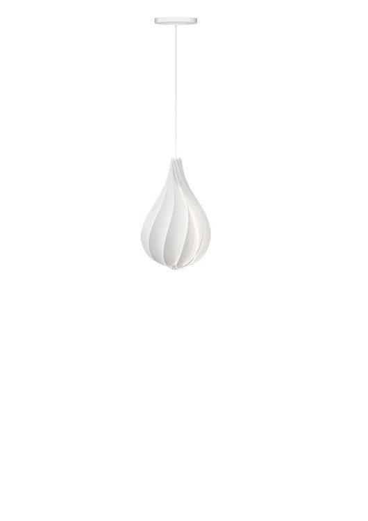 Alva Mini Hardwired Pendant with White Cord
