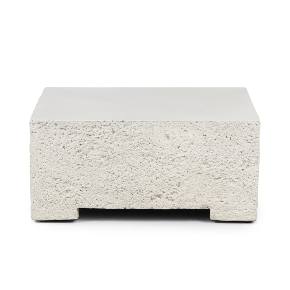 Otero Outdoor Sm Coffee Tbl In Base In White