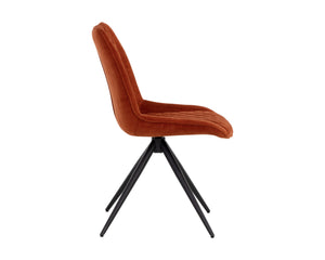 FREYA SWIVEL DINING CHAIR - DANNY RUST