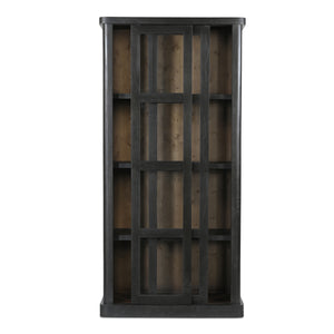 Mona Tall Cabinet with Sliding Glass Doors