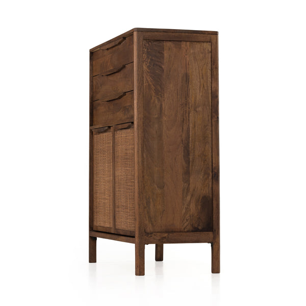 Sydney Tall Dresser In Brown Wash