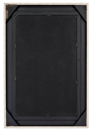 Structure Shagreen Rectangle Mirror, Ivory