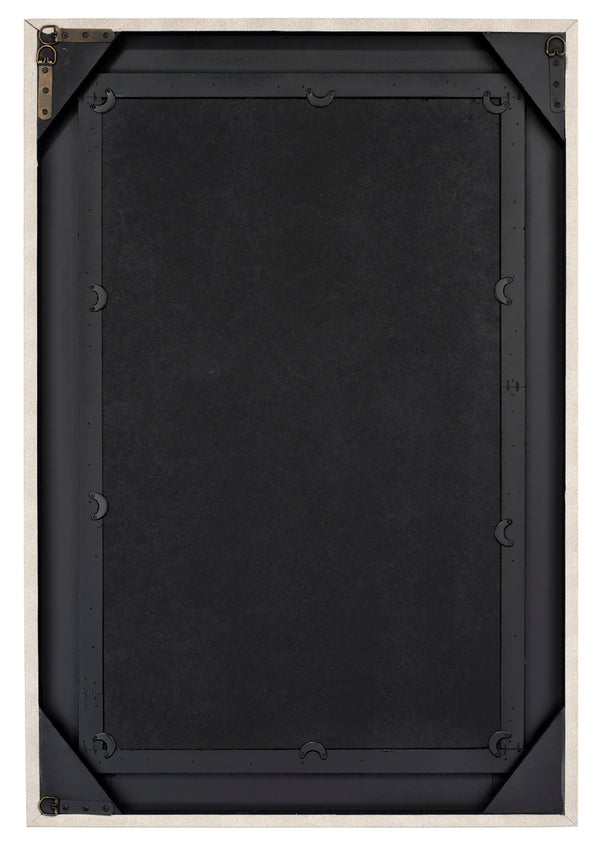 Structure Shagreen Rectangle Mirror, Ivory