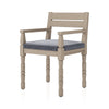 Waller Outdoor Dining Armchair In Brn/Navy