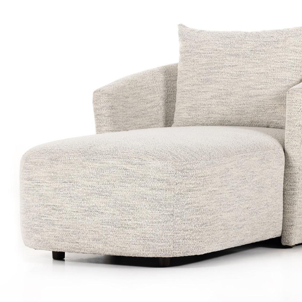Farrah Chaise Lounge In Merino Cotton