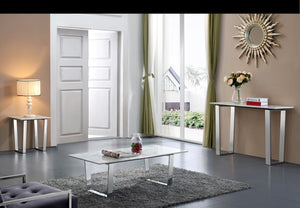 Rachael Coffee Table In Chrome