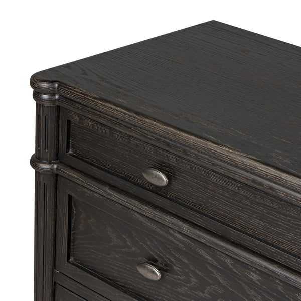 Toulouse Chest - Distressed Black