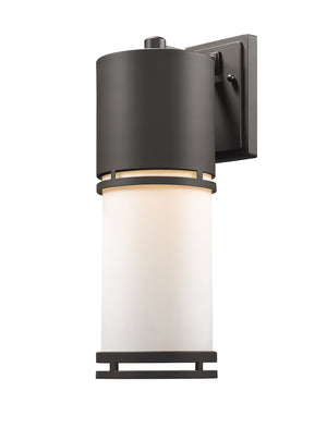 Luminata Outdoor LED Wall Light in Deep Bronze Finish