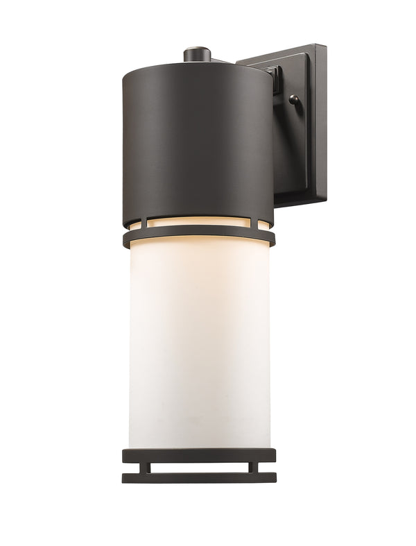 Luminata Outdoor LED Wall Light in Deep Bronze Finish