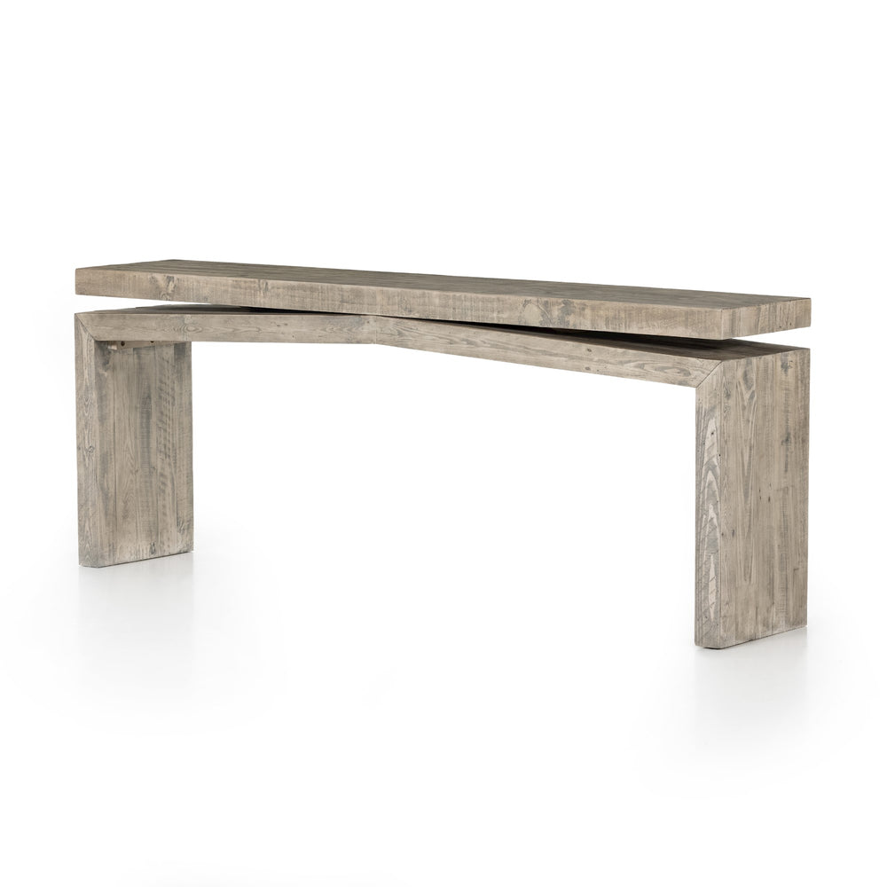 MATTHES CONSOLE TABLE IN WEATHERED WHEAT
