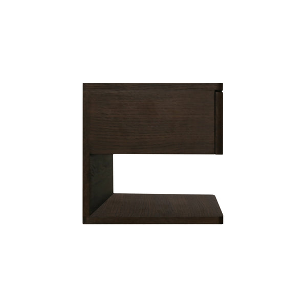 Jonah Floating Nightstand in Dark Brown
