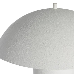 Santorini Table Lamp In Matte White Plaster