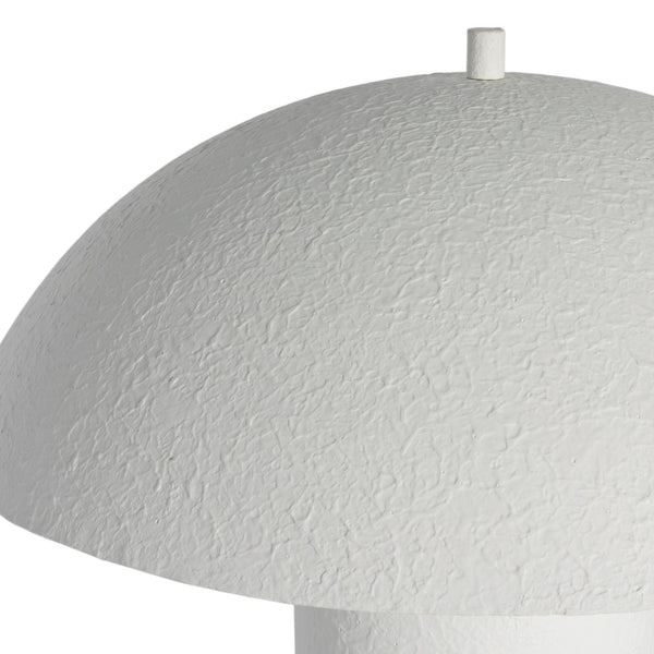 Santorini Table Lamp In Matte White Plaster