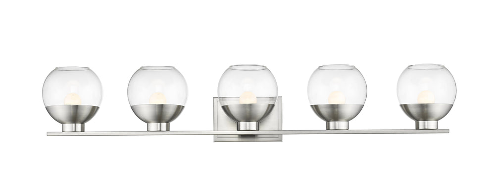 Osono 5 Light Vanity in Brushed Nickel Finish