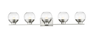 Osono 5 Light Vanity in Brushed Nickel Finish
