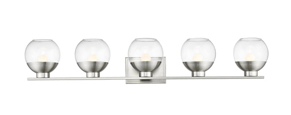 Osono 5 Light Vanity in Brushed Nickel Finish