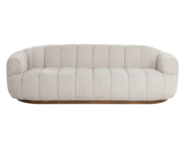 TADEO SOFA - WARM BROWN - DOVE CREAM