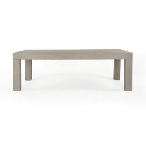 Sonora Outdoor Dining Table In 87" In Grey