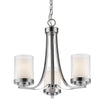 Willow 3 Light Chandelier in Chrome Finish