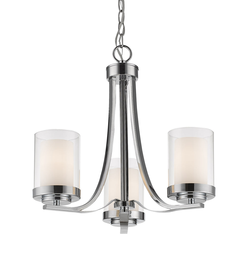 Willow 3 Light Chandelier in Chrome Finish