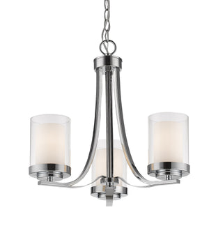 Willow 3 Light Chandelier in Chrome Finish
