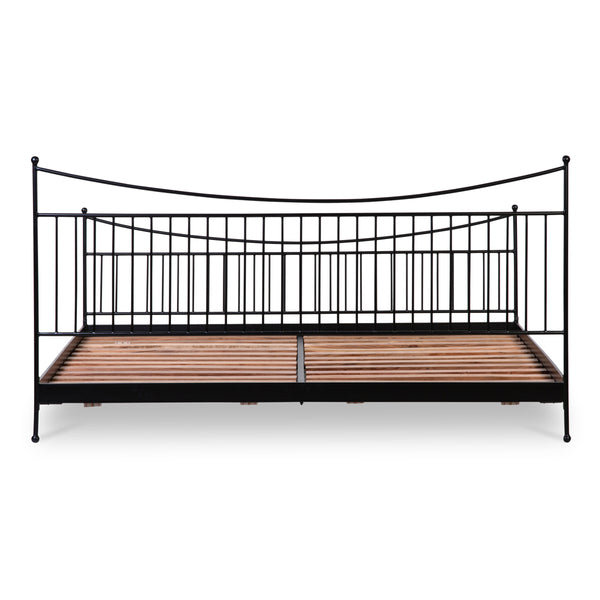 Moe's Monet King Bed Black with Finials